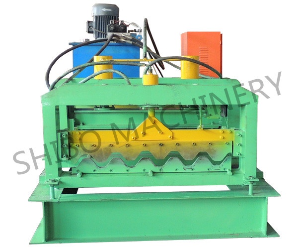 glazed roof tile roll forming machine