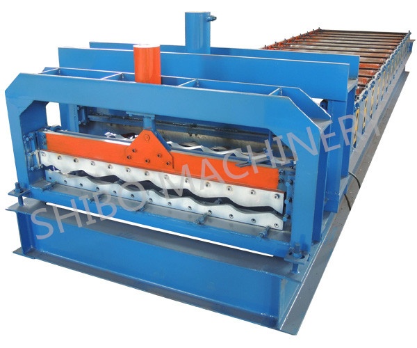 glazed roof tile forming machine