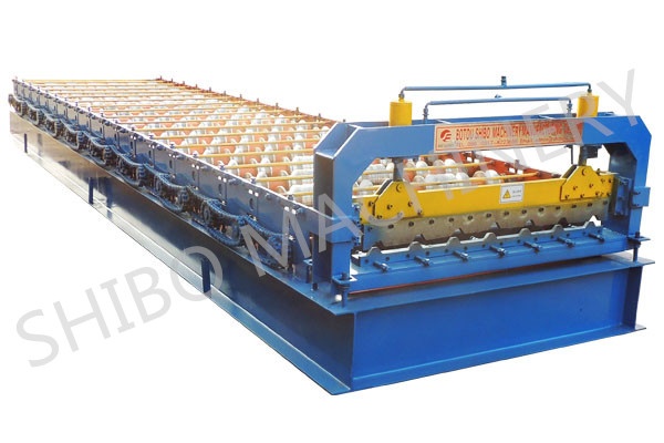 roof tile forming machine