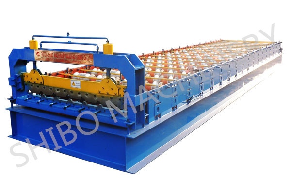 roof tile forming machine