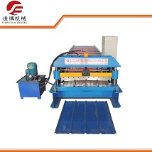 10% discount trapezoidal metal roof sheet roll forming machine in stock