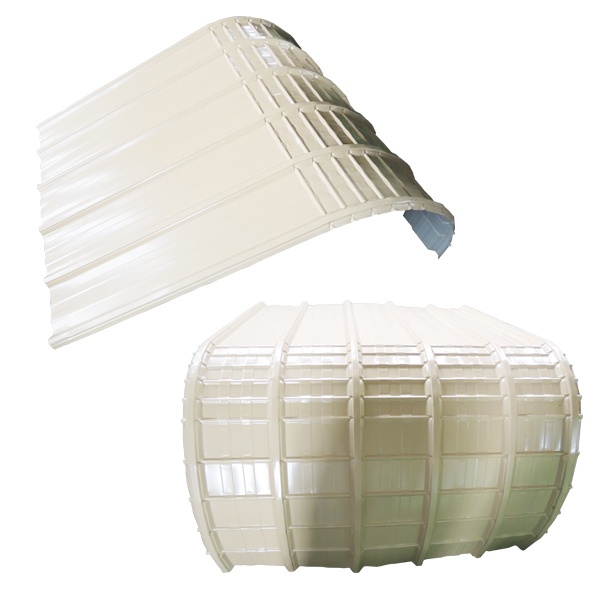 Trapezoid sheet crimping machine