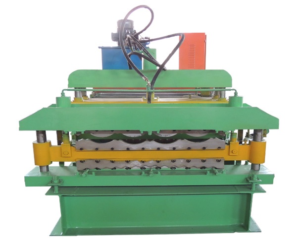 828 glazed tile 988 corrugated tile dobule layer roll forming machine