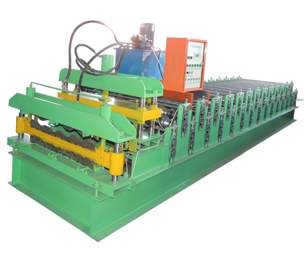 828 glazed tile 988 corrugated tile dobule layer roll forming machine