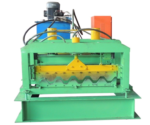 Big rib glazed metal roofing roll forming machine