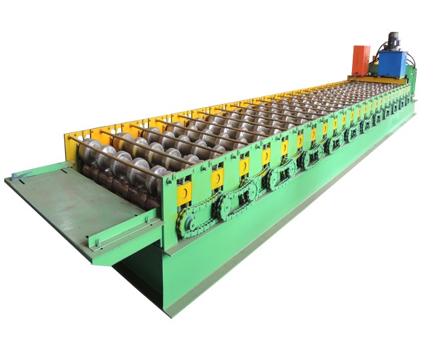 Big rib glazed metal roofing roll forming machine