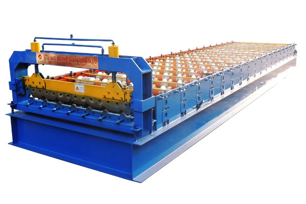 Customized trapzoid roof tile forming machine